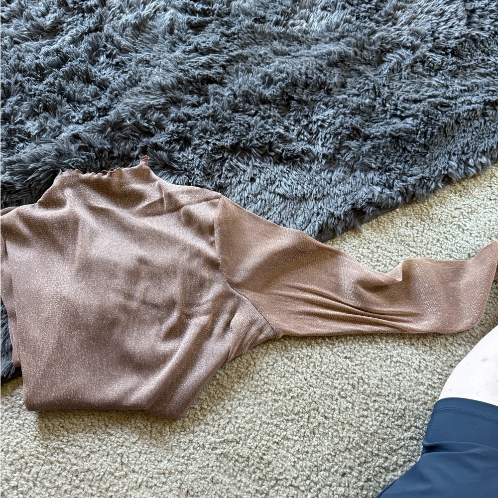 Maurices Sparkling Brown Blouse